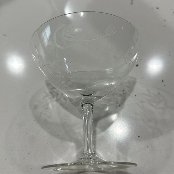 Vintage champagne glasses, set of 10 - Picture 3 of 4